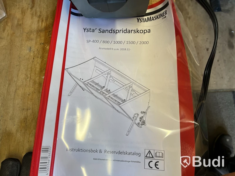 Sandspridare SP-1000 L30 fäste